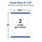 Avery Printable Postcards with Sure Feed Technology, 4" x 6", Matte White, 100 Blank Postcards for Inkjet Printers (8386)